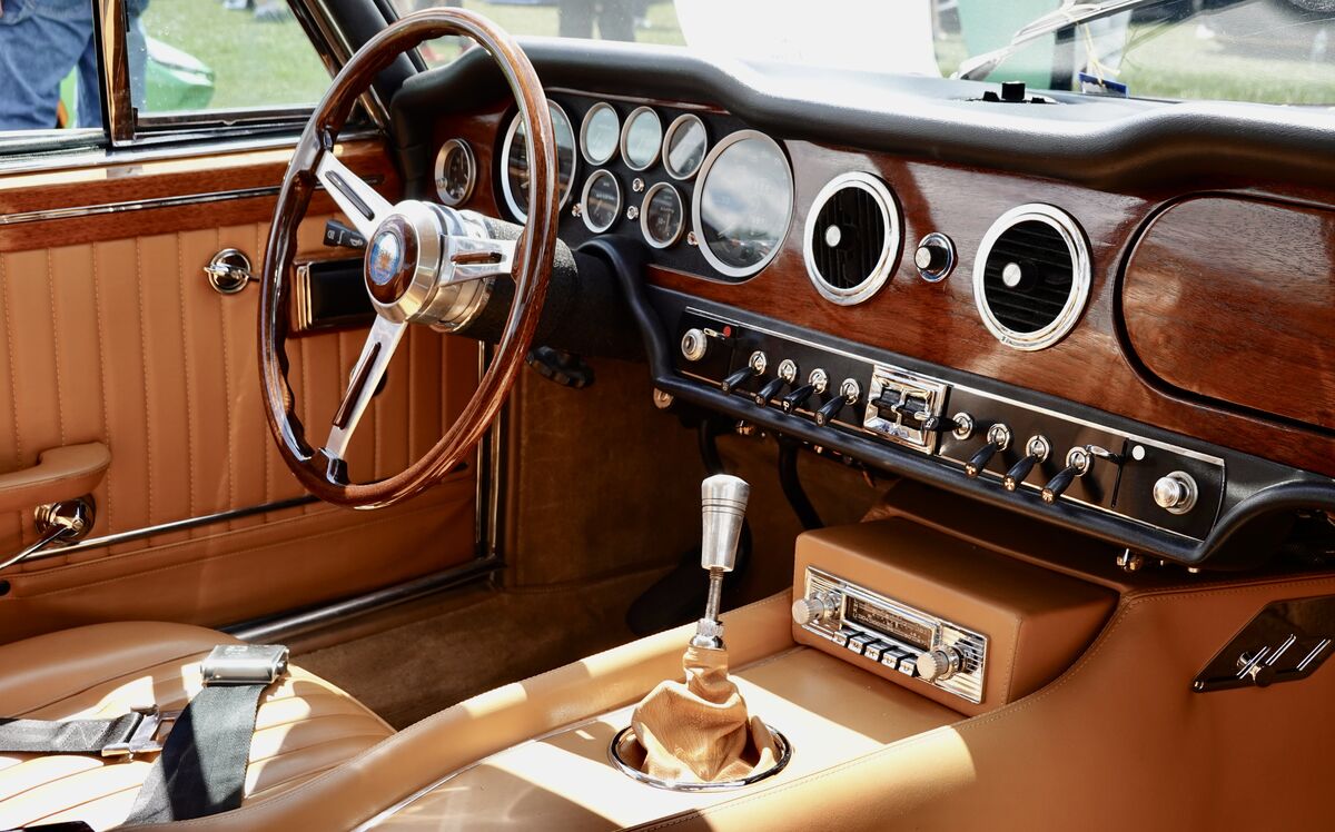 1967 Maserati Mexico interior...