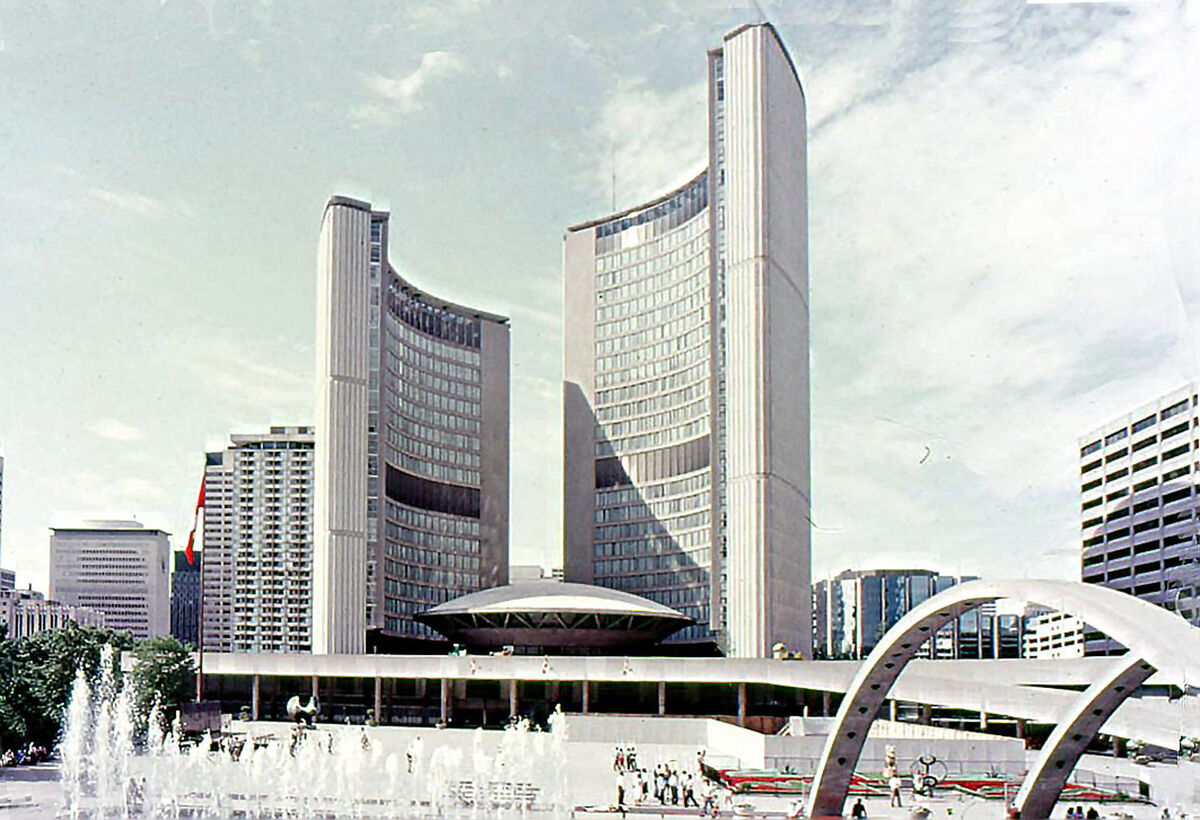 Toronto City Hall built 1965 Viljo Revell, Archite...