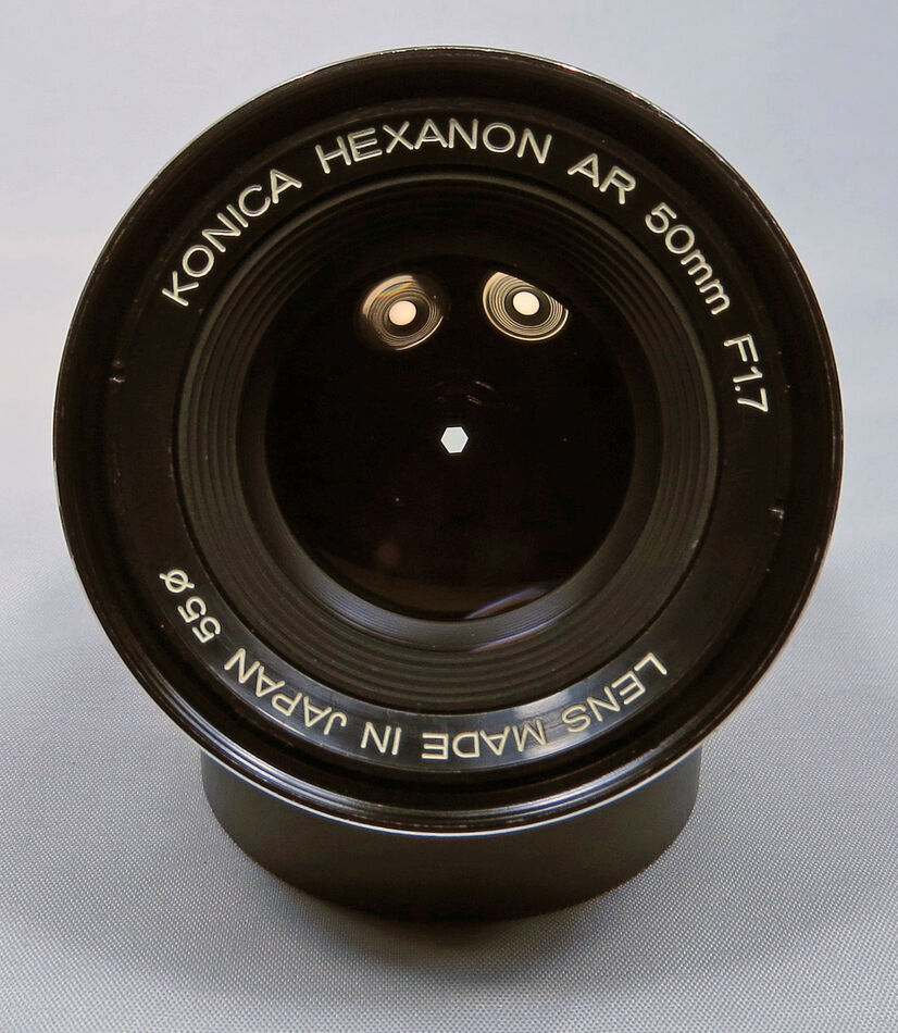 Konica Hexanon AR 50mm 1.7 Lens Sold Great sharp lens on mirrorless