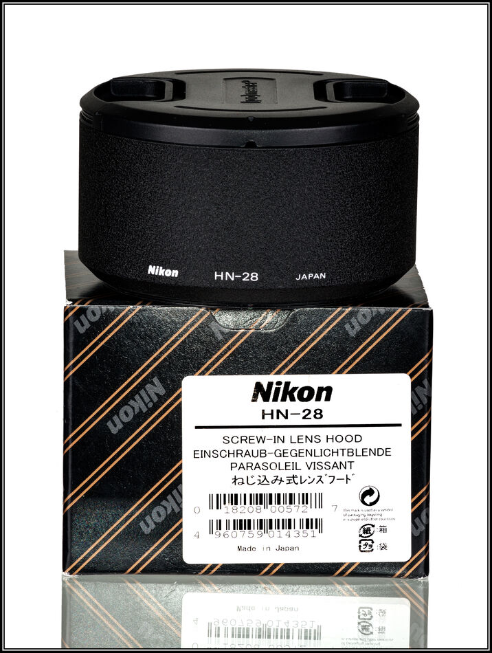 Nikon HN-28 Lens Hood (LN in original box) With [P...