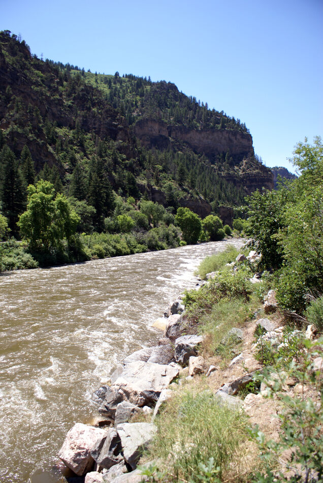 Colorado River, near Glenwood Canyon, CO - June 20...