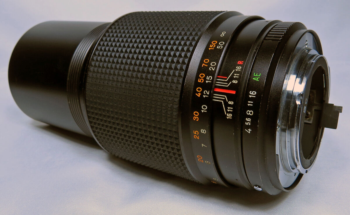 Konica Hexar AR 200mm F4 Lens In Original Case Konica Hexar AR 200mm