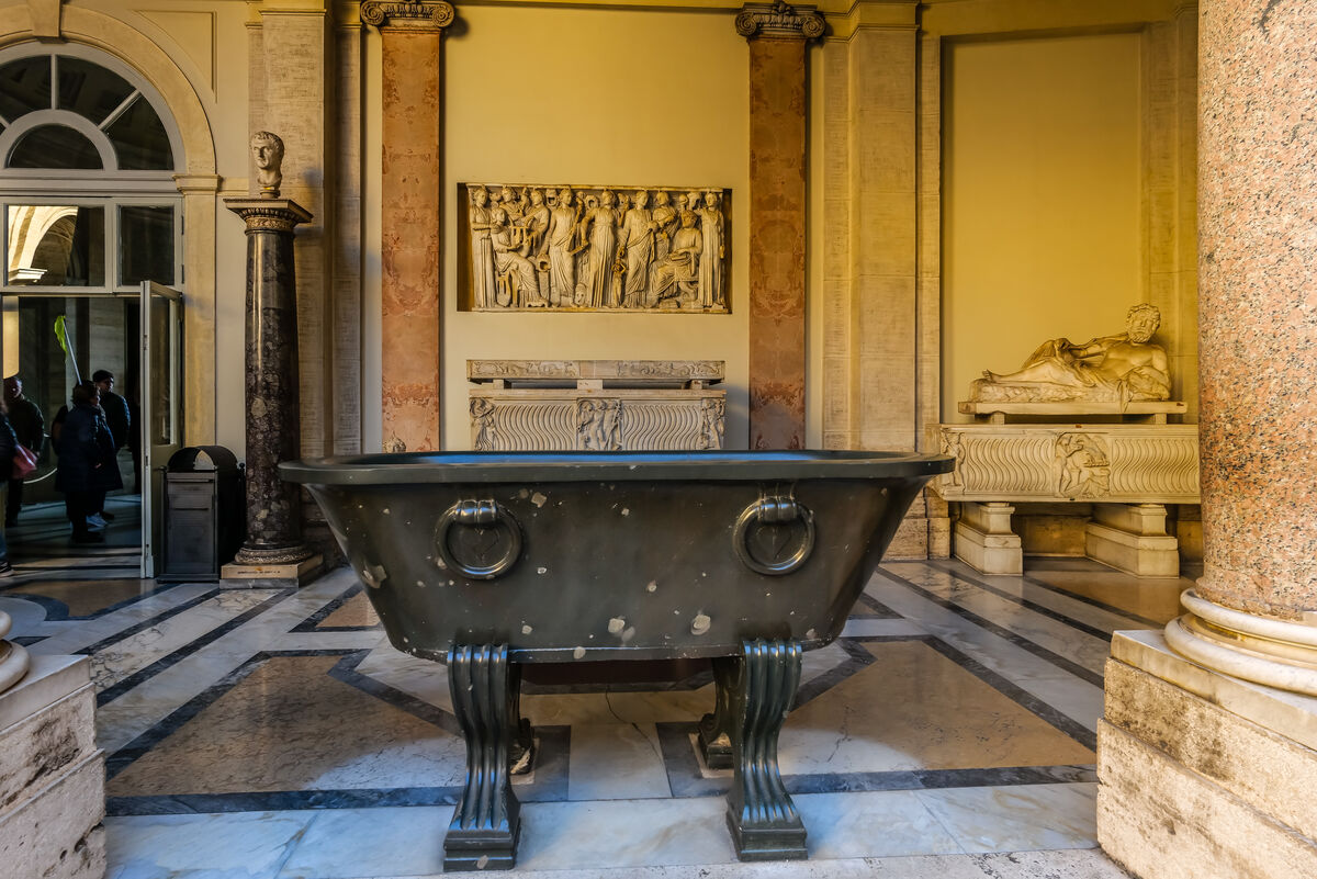 Labrum (Roman era bathtub)...