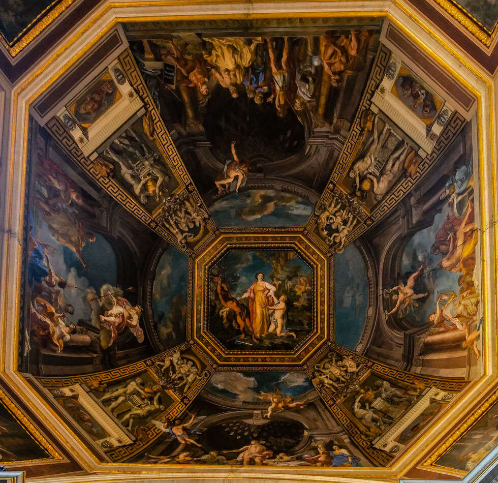 Vatican Museum Ceiling...