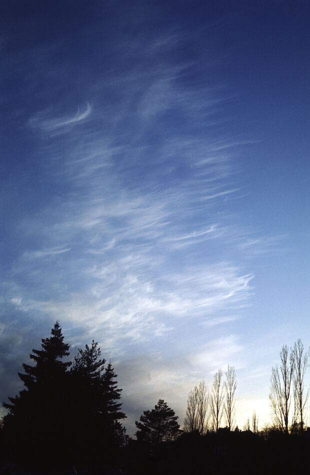 Clouds over Houghton, Michigan - May 1970 - Minolt...
