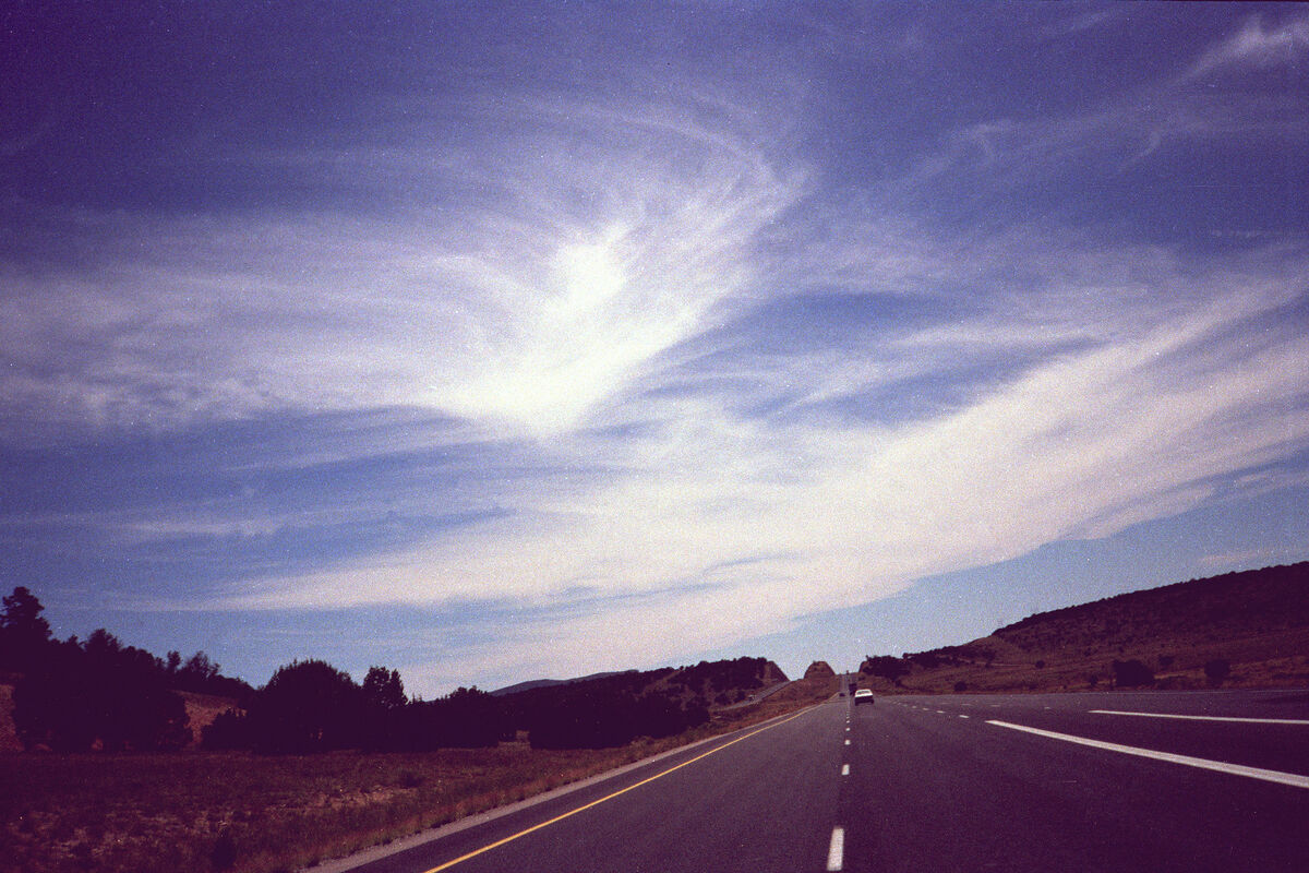 Clouds over Winslow, Arizona - June 1987 - Minolta...