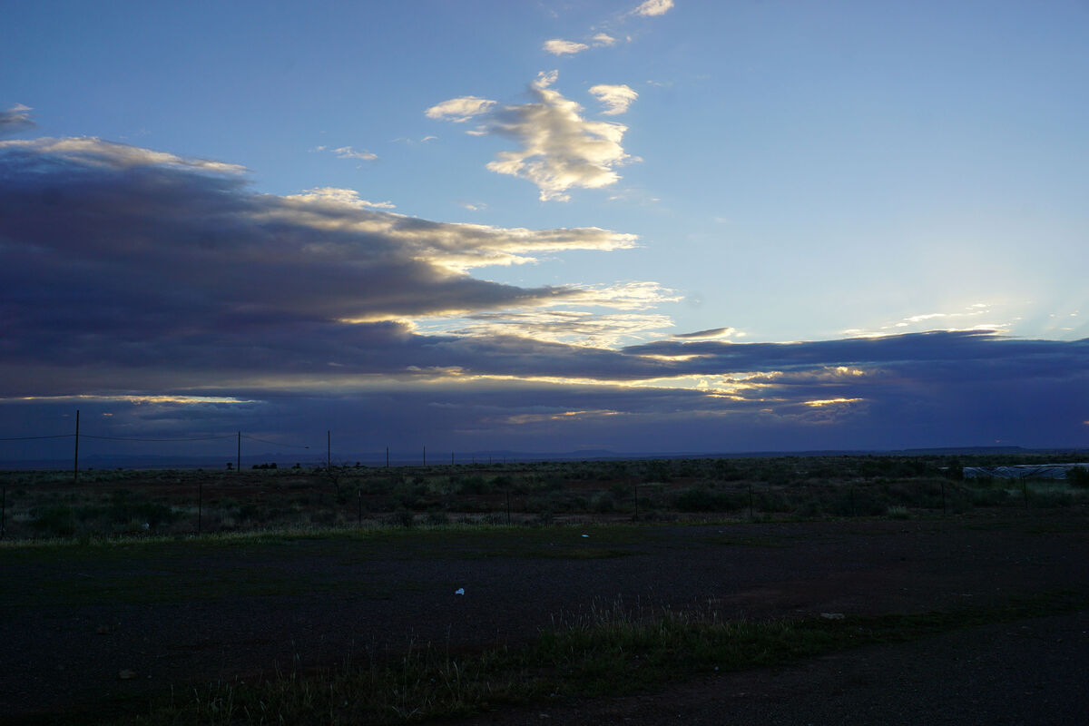 Clouds over Winslow, Arizona - October 2018 - Sony...