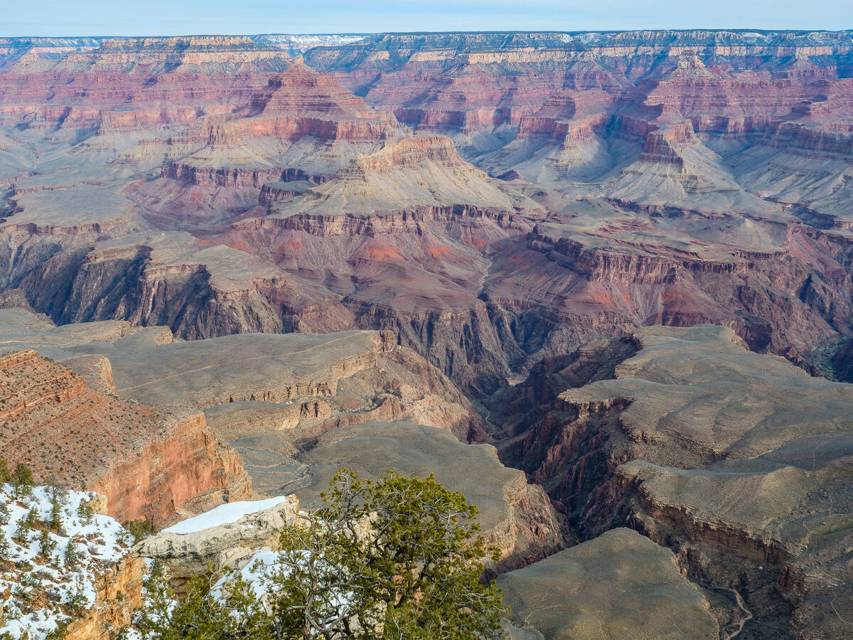 3.  Looking west from Mather Point....