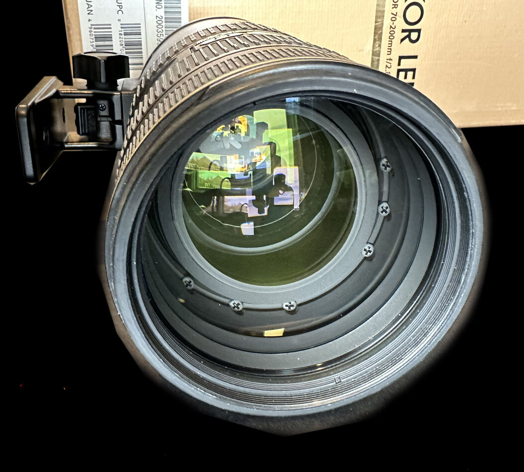 AF-S Nikkor 70-200mm ƒ2.8 GII ED VRII  Front Lens ...