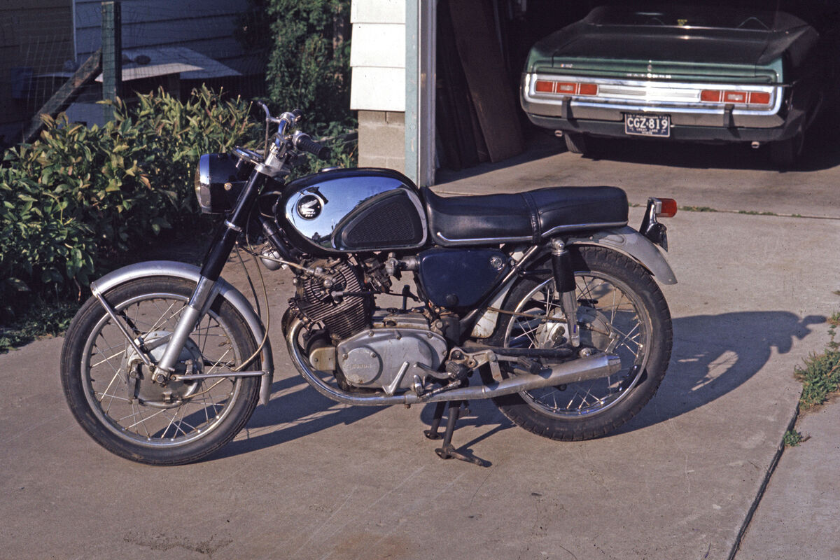 Here's what that 1968 Honda 305 looked like when I...