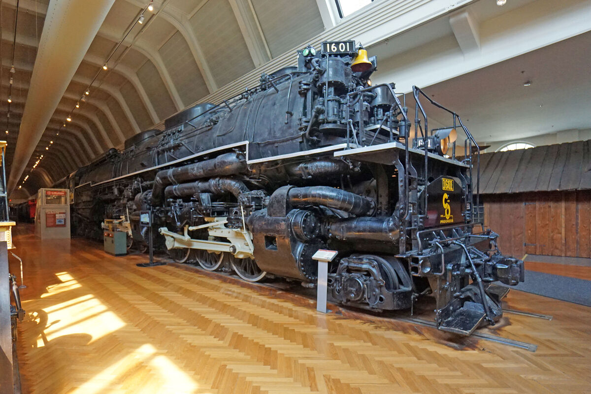 A 1941 Lima Locomotive Works 2-6-6-6 steam locomot...