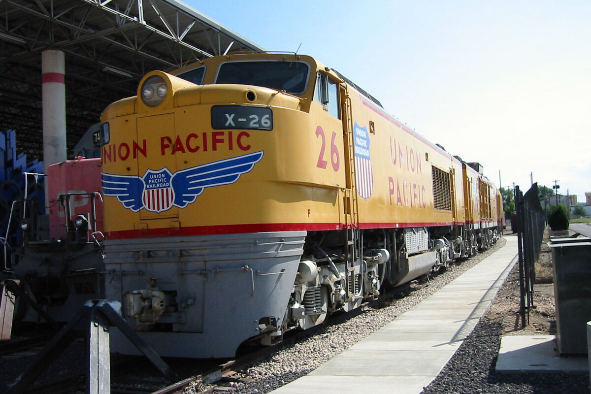 Union Pacific turbo-powered locomotive #26 - Decem...