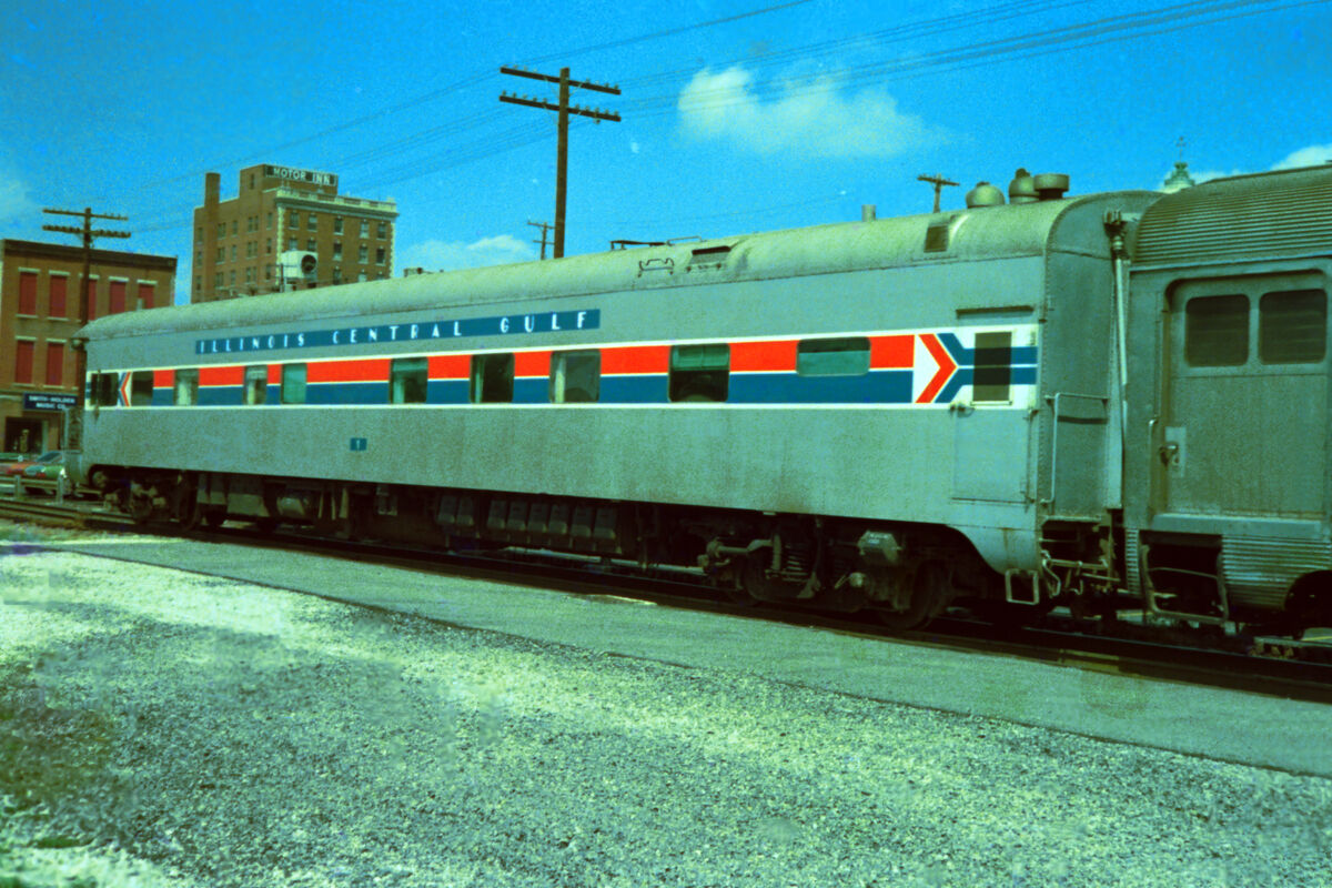 Illinois Central Gulf business car painted to matc...