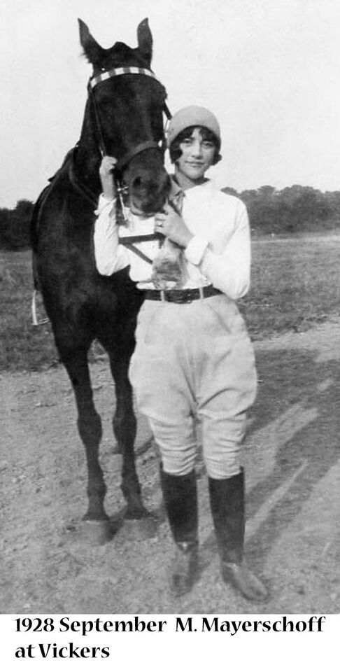 1928 My mother with one of the horses used to go r...