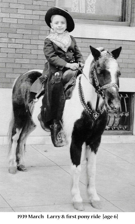 1939 Me as a city kid...this is as close to a hors...