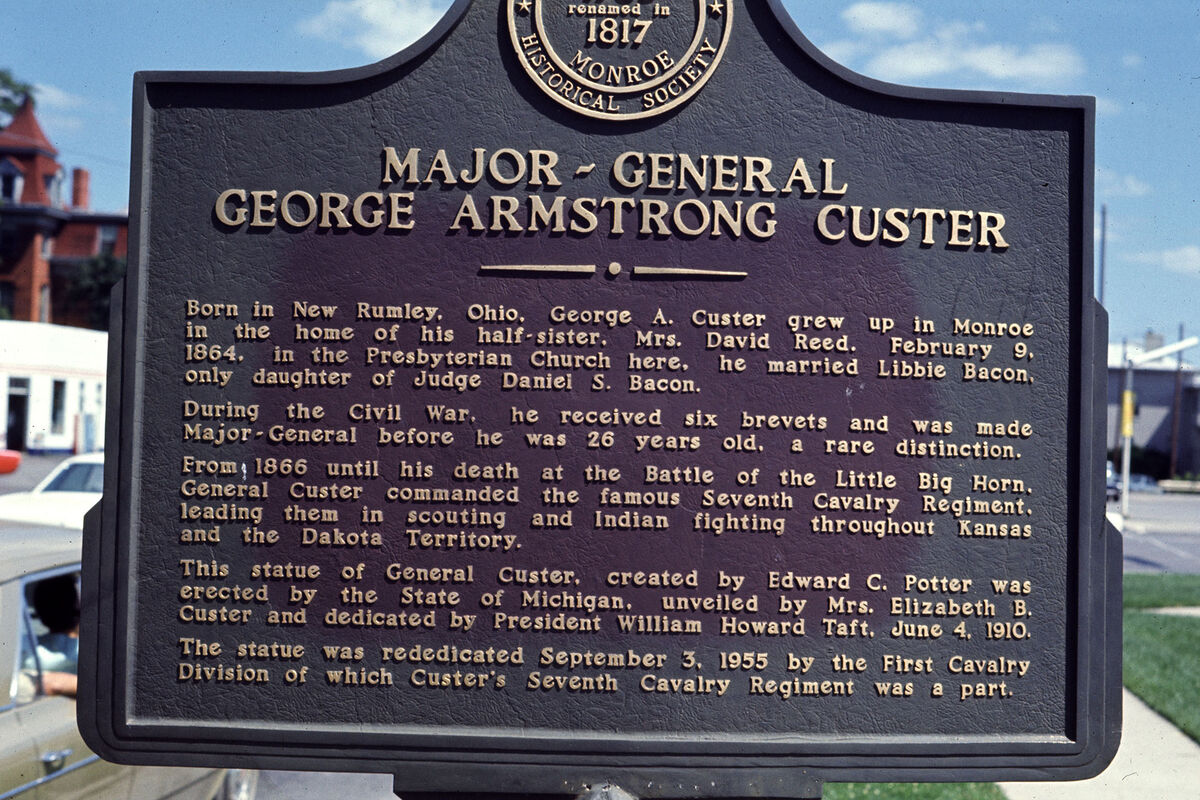 This marker commemorates the fact that while Gener...