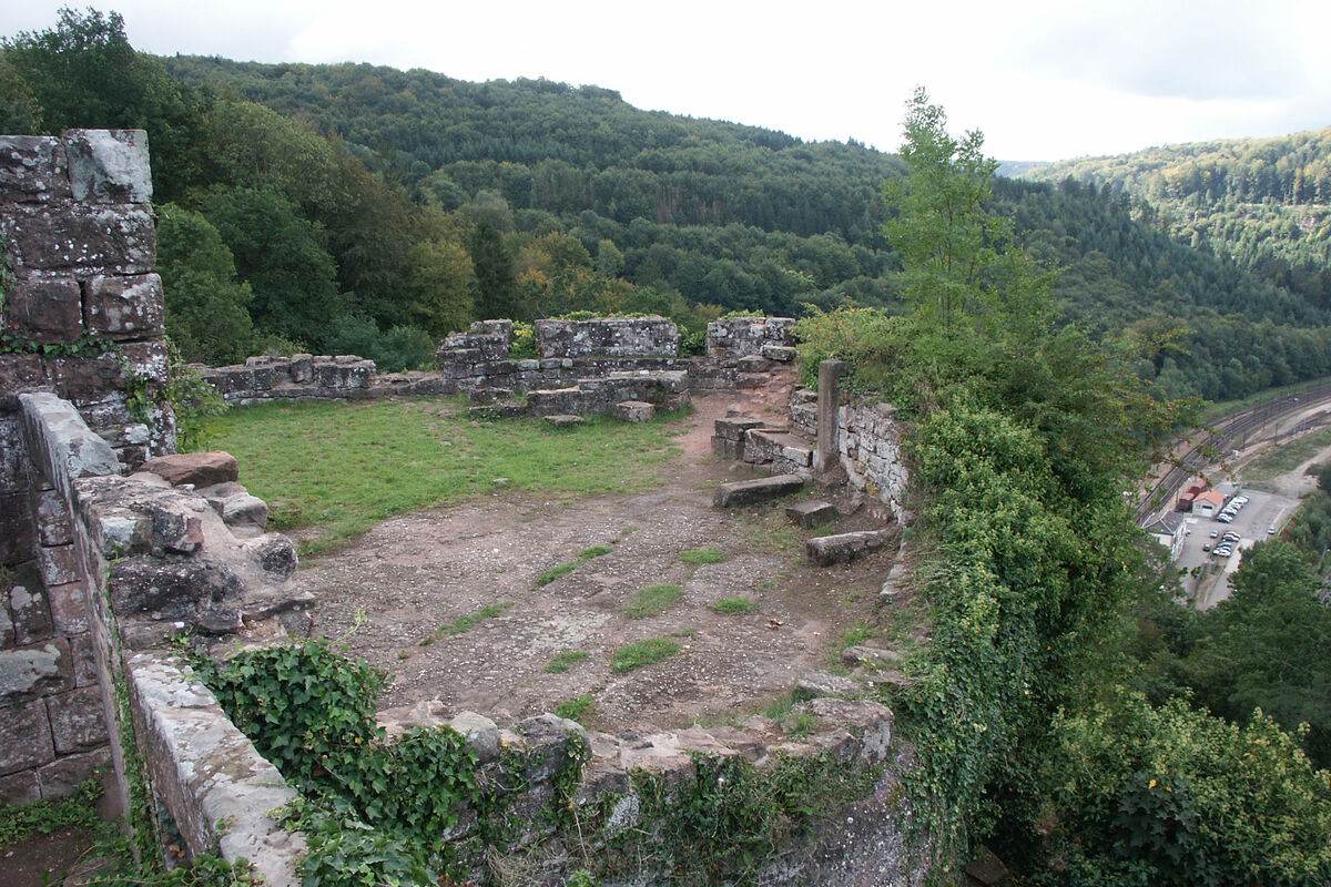 The ruins of the fortress, which was part of the C...