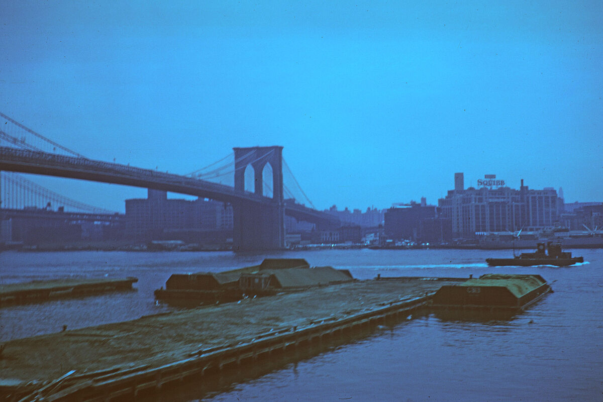 Brooklyn Bridge, over that same East River - May 1...