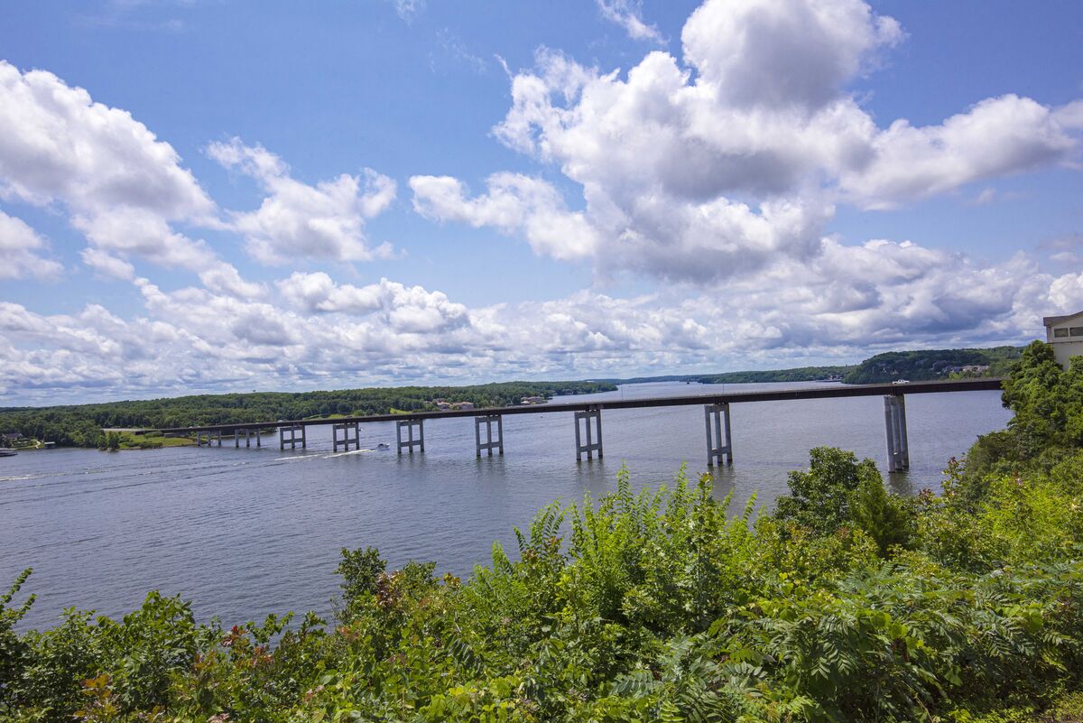 Toll Bridge over the Lake of the Ozarks...