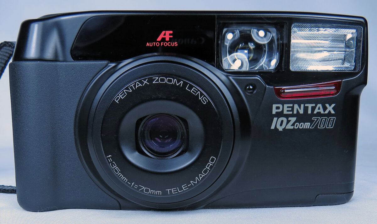 Pentax IQZoom 700 35mm Point & Shoot Film Camera with Operating Manual