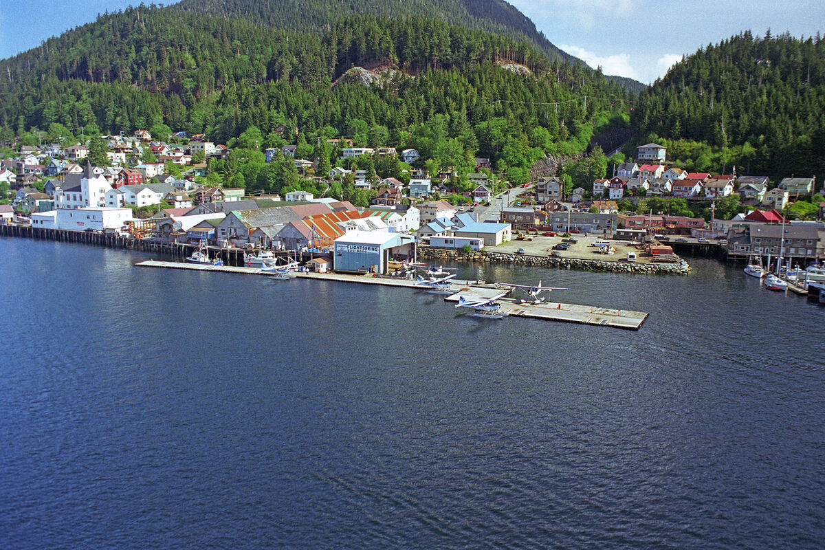 Our last stop was in Ketchikan, just as the weathe...