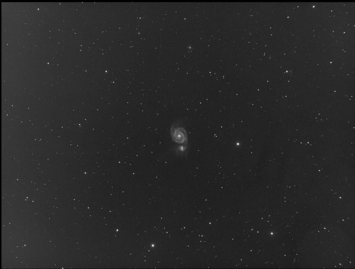 The Whirlpool Galaxy (Downloading and zooming in i...