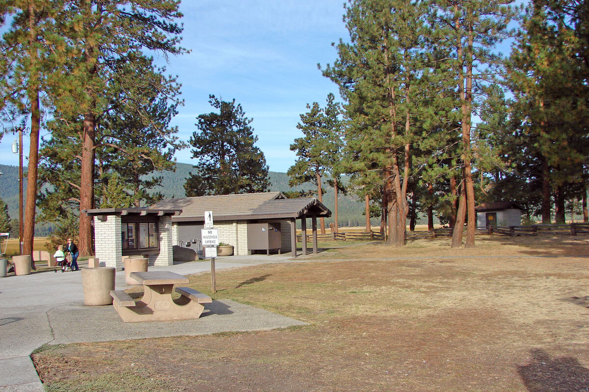 Another view of The Grass Lake rest area near Mont...