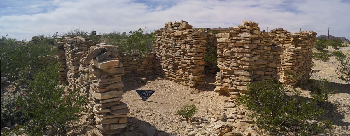 One of the ruins on his property there.  It is a g...