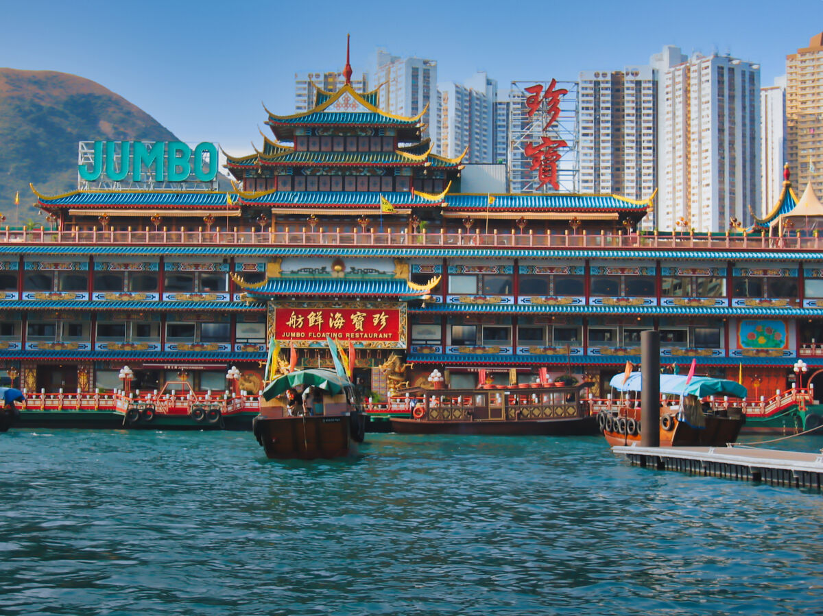 The Jumbo Floating Restaurant which was a tourist ...