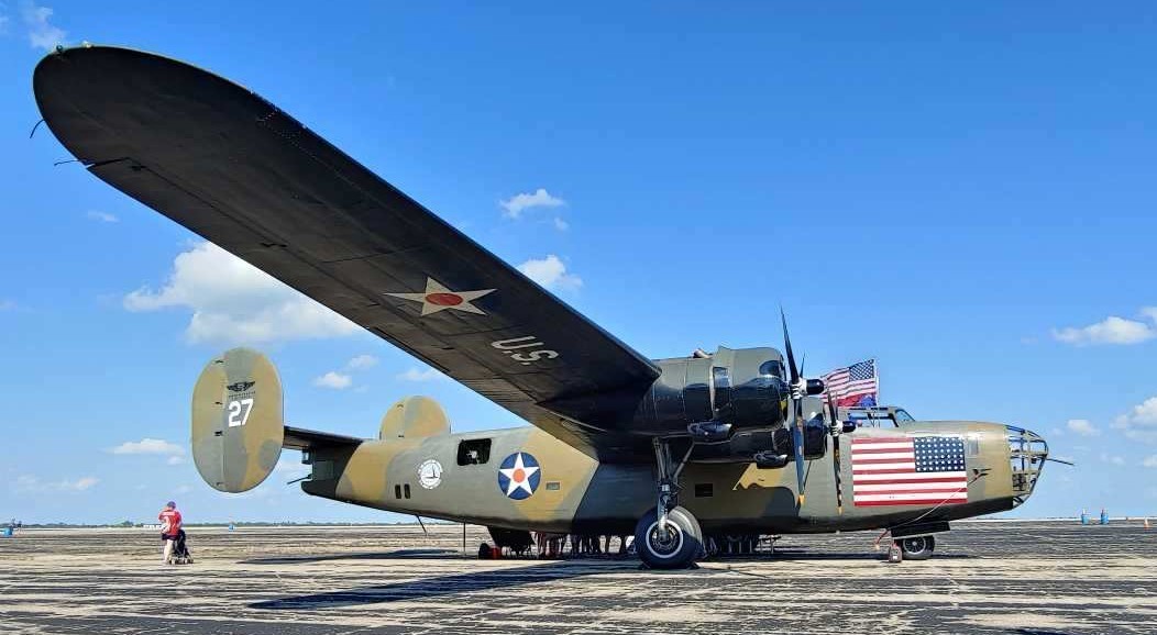 B-24 Bomber at air show...
