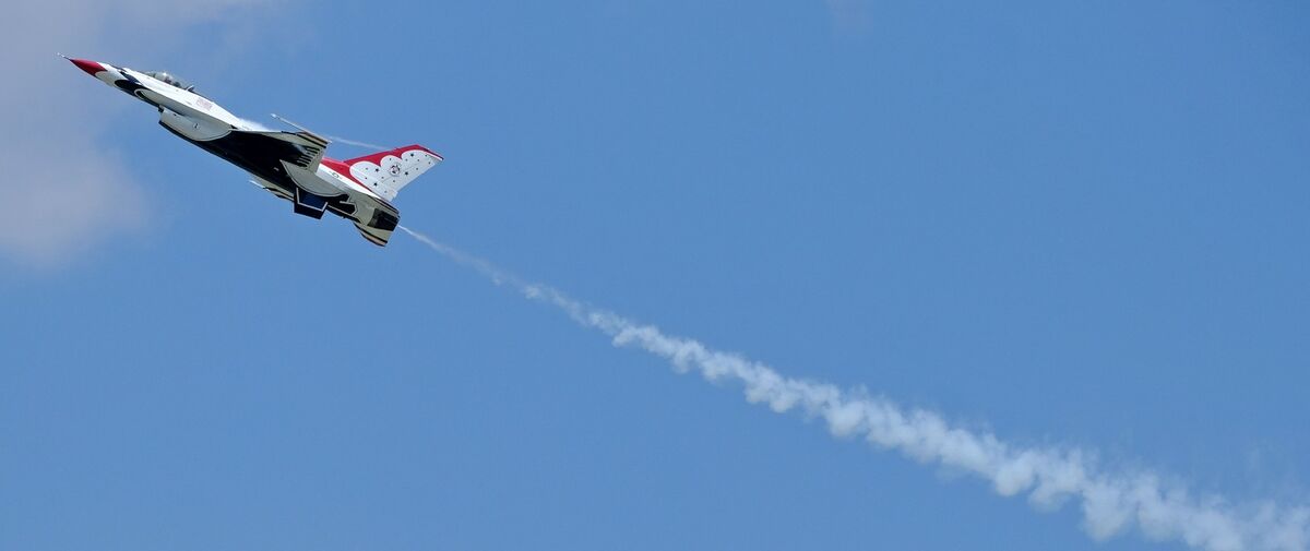 Thunderbird at air show...