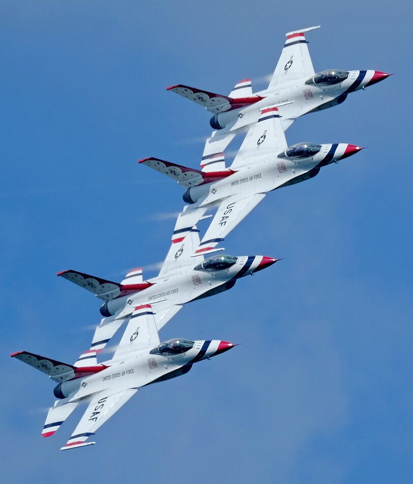 Thunderbirds at air show...