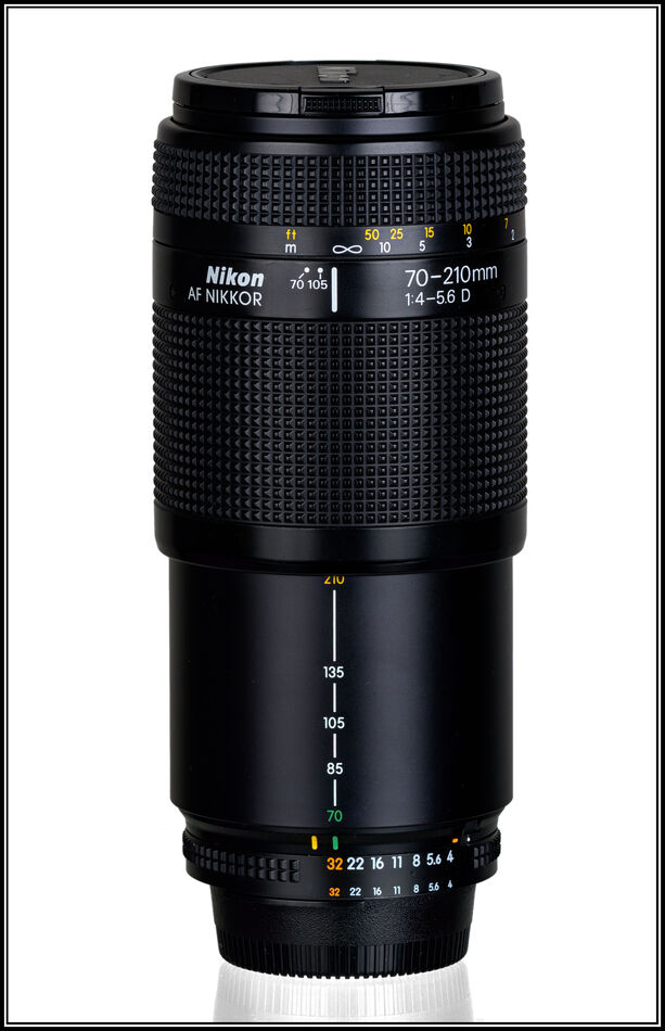 AF 70-210mm f/4-5.6D Nikkor at FL: 210mm (Nikon D8...
