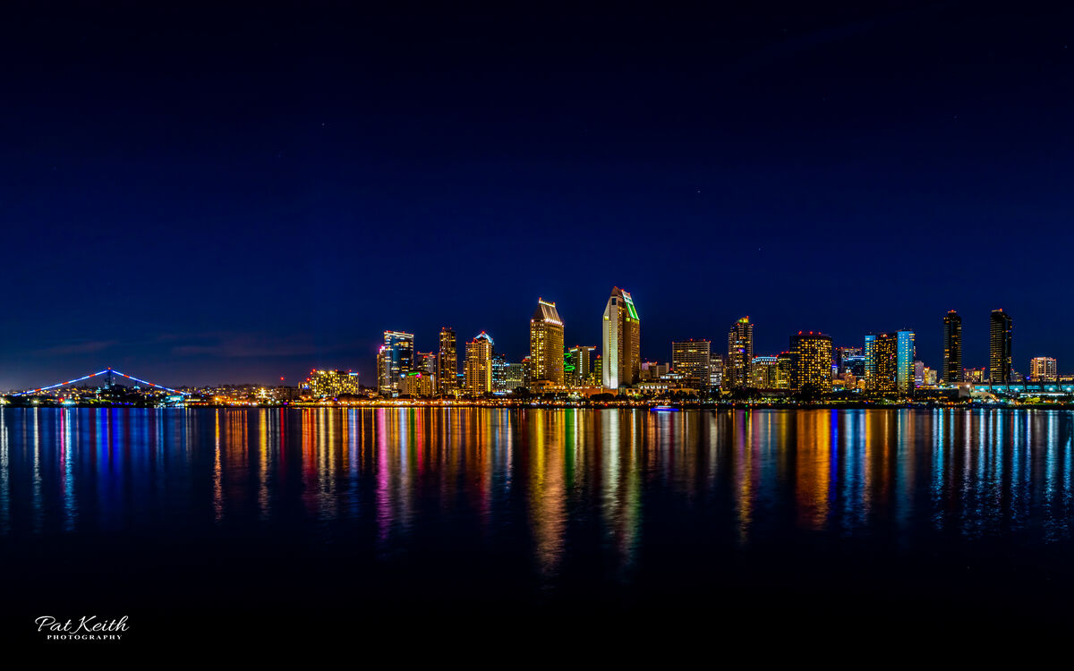 Now for Southern California:  San Diego skyline wa...