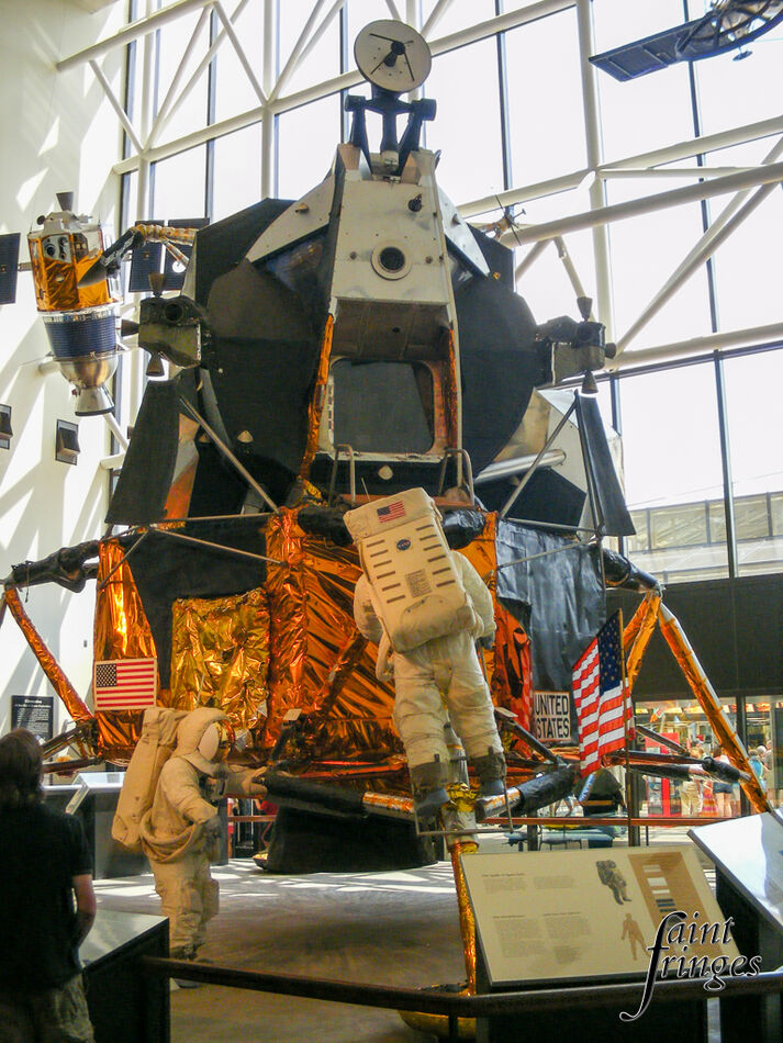 Lunar module on display at the Smithsonian in 2007...