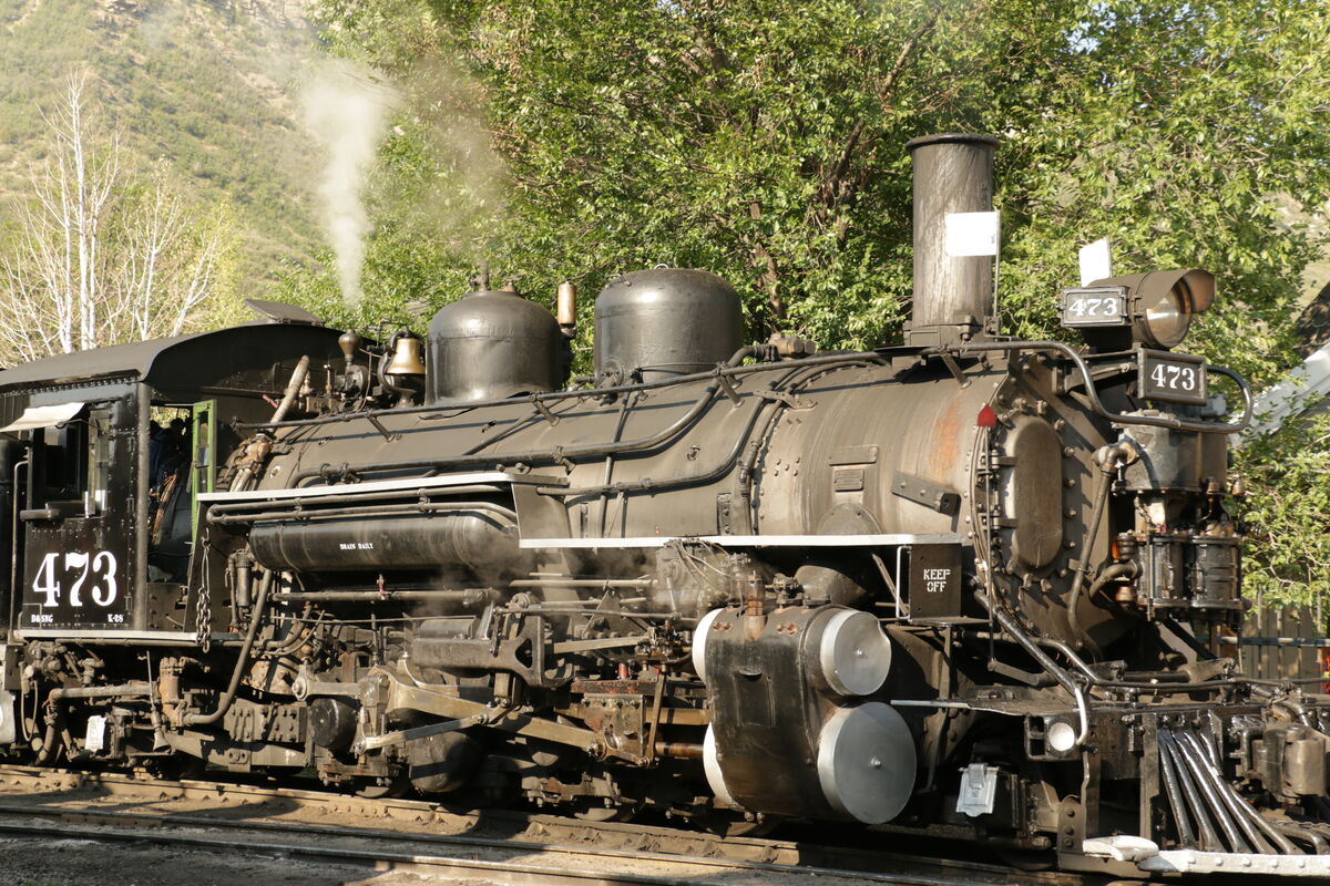Narrow Guage Steam Engine, Durango, Colorado...