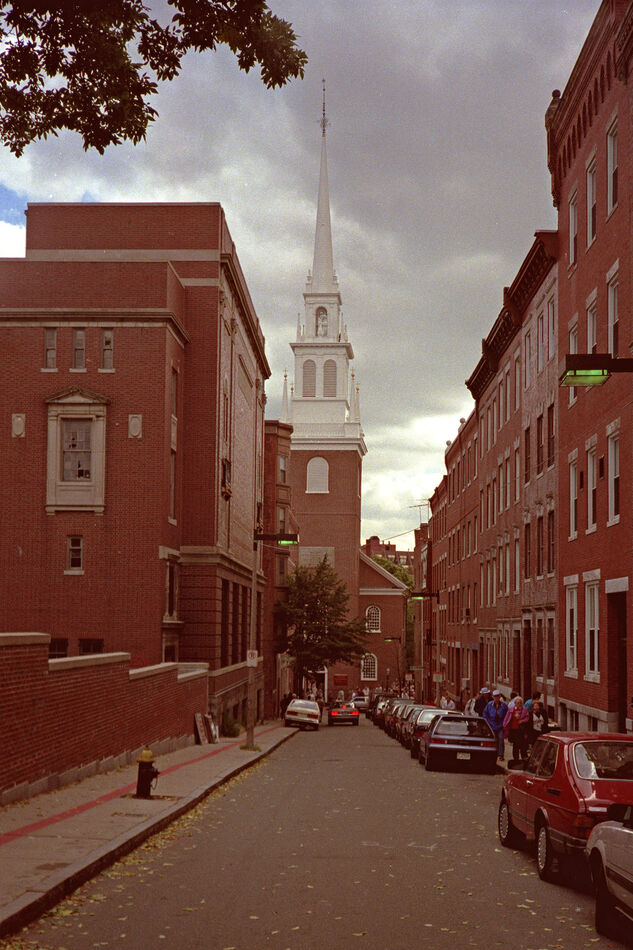 The Old North Church in Boston, Massachusetts, of ...