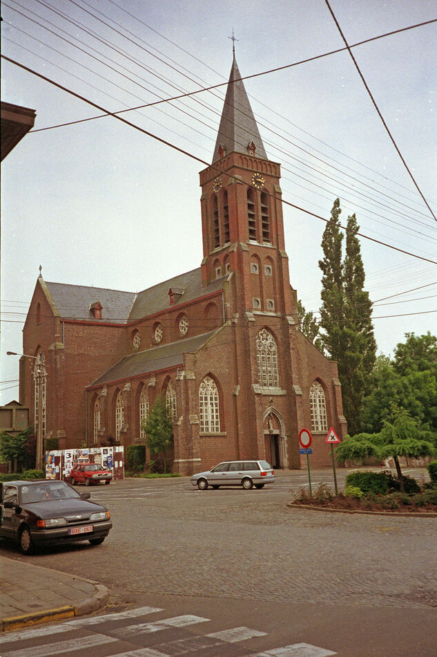 St. Amandus Catholic Church in Meulebeke, Belgium,...