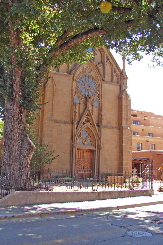 The Loretto Chapel in Santa Fe, New Mexico - Augus...