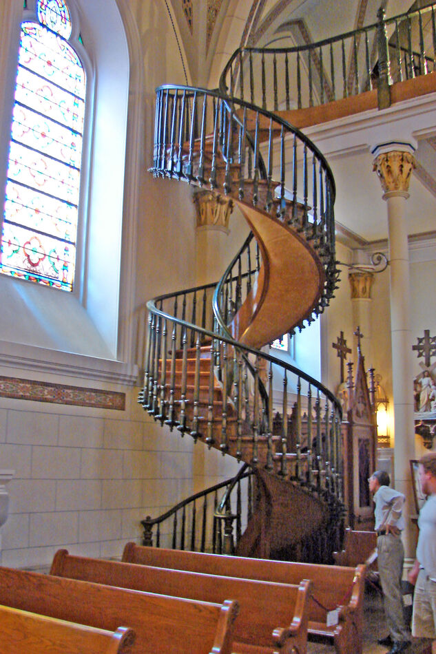 And this is the so-called 'Miraculous Staircase' i...