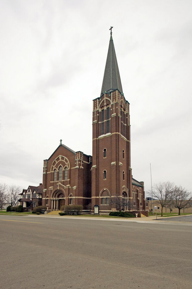 St. Andrew Catholic Church in Saginaw, Michigan, w...