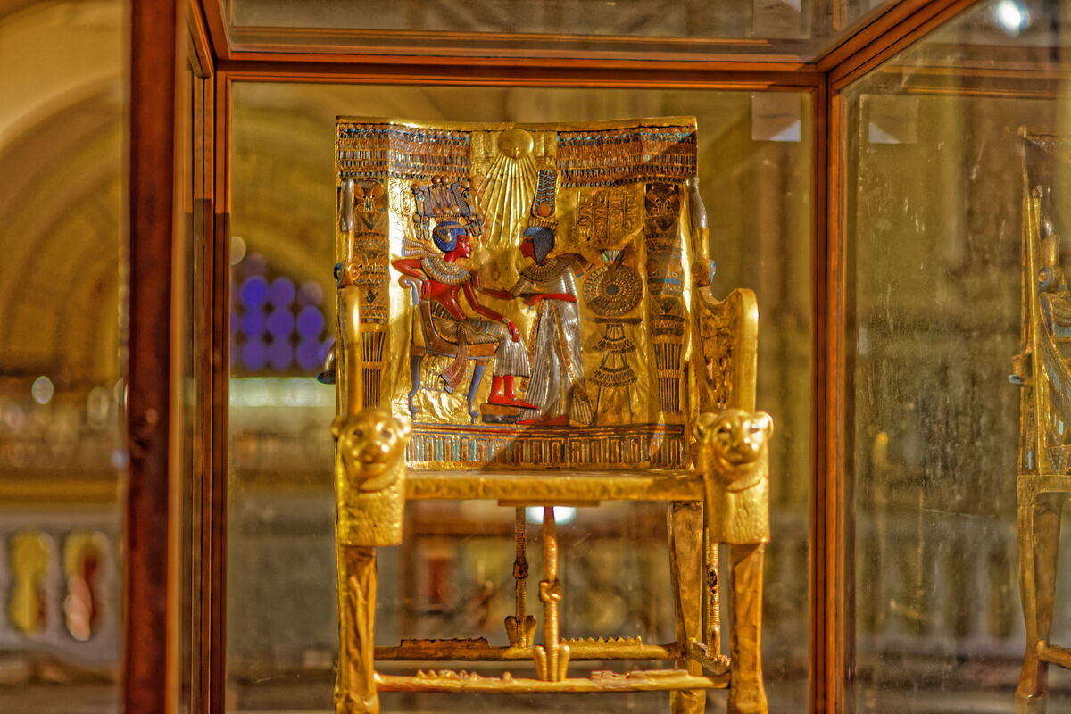 3. Tut's Golden Chair...