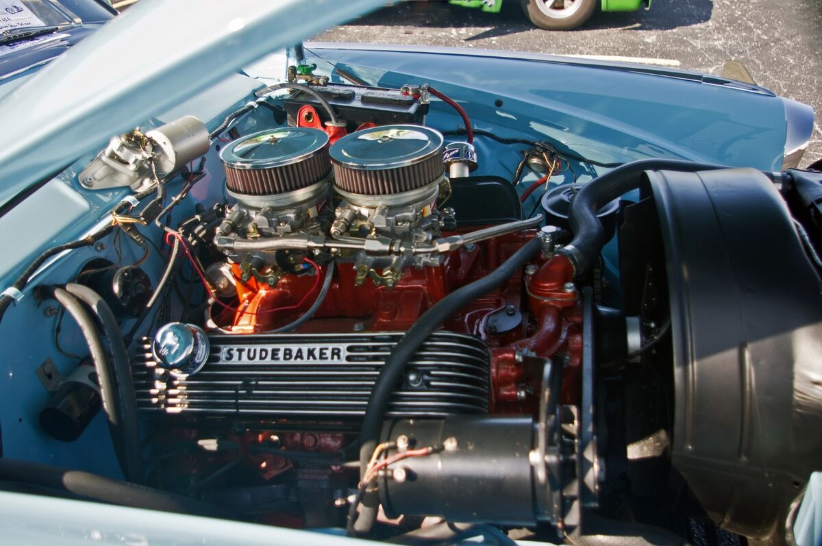 289 c.i. Studebaker (not Ford) engine with dual qu...