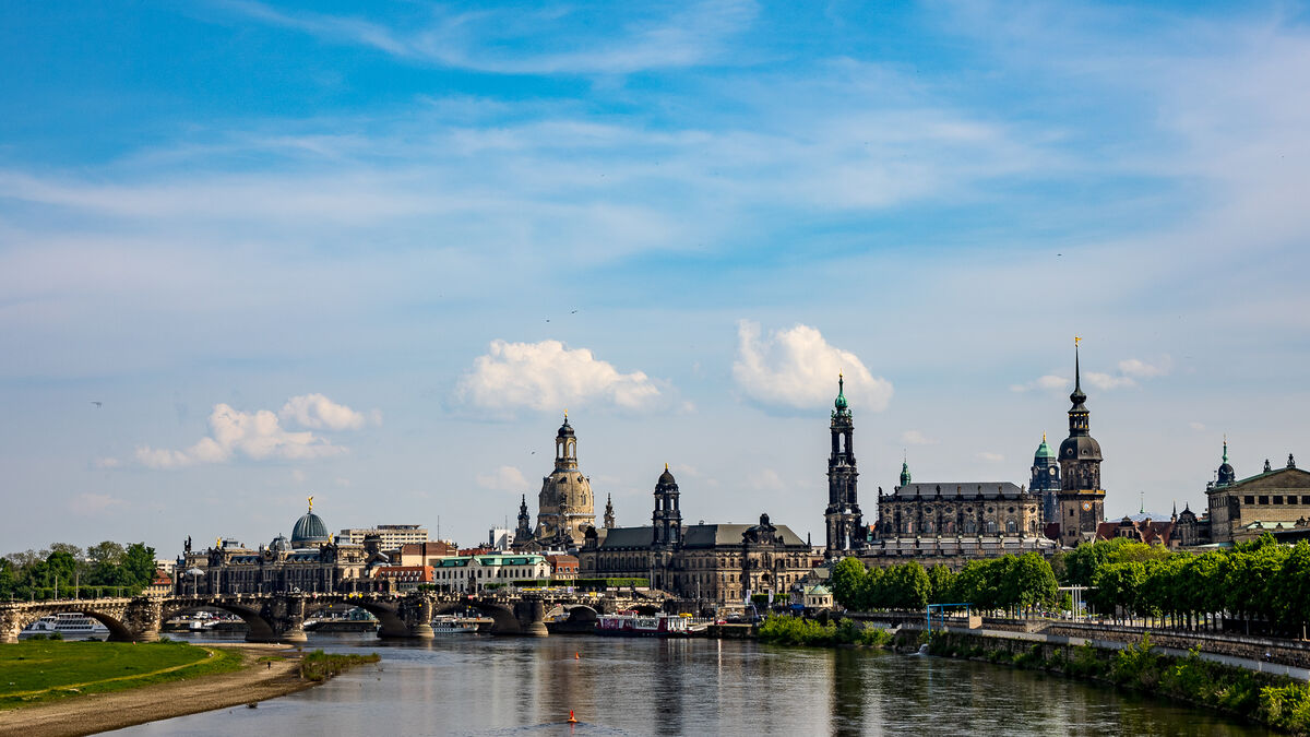 The beautiful city of Dresden, Germany...