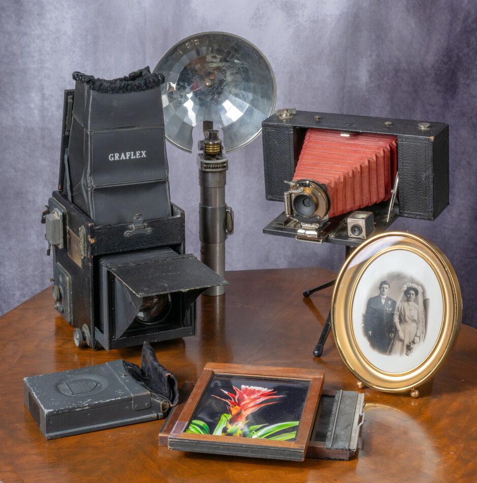 Cameras This is my Dad's Graflex RB series D and my grandfather's