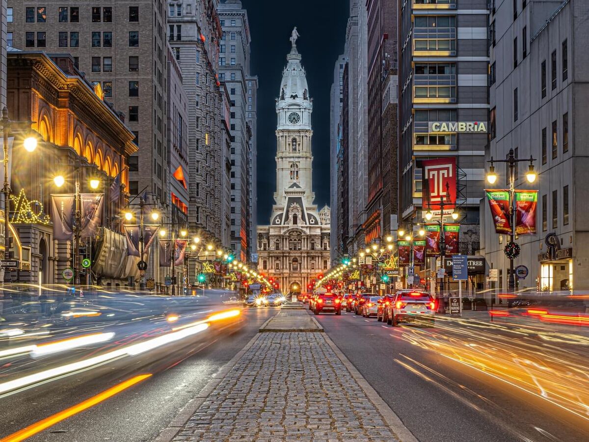 Live Composite - Broad Street in Philly...