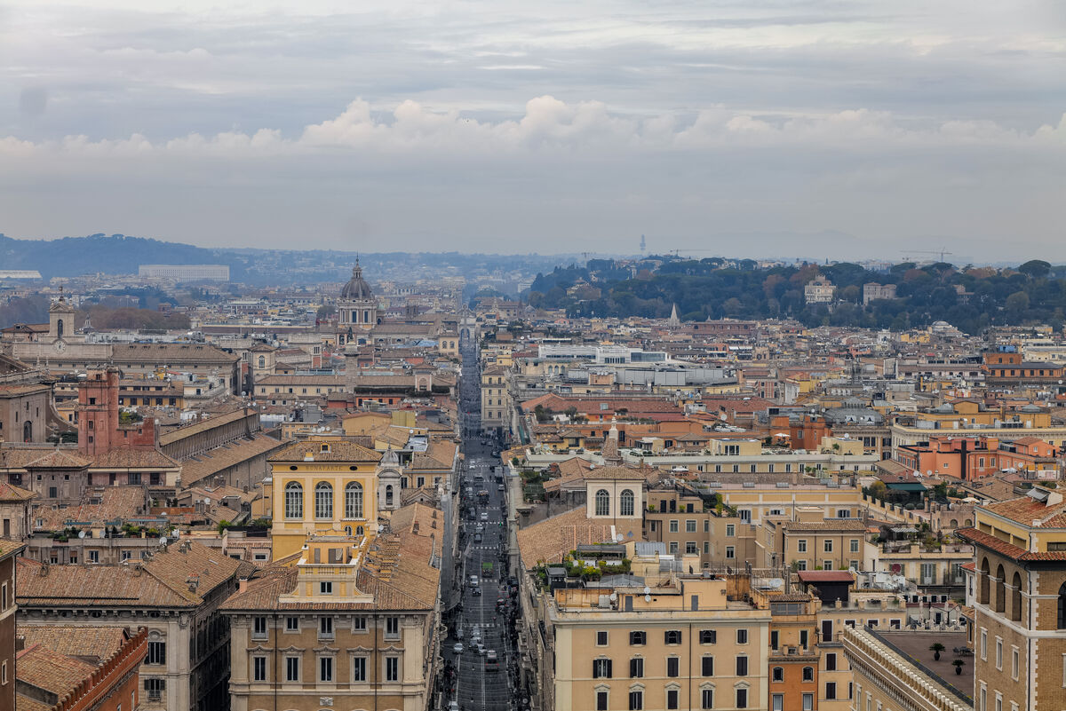 Some stunning views of Rome from the  Monument to ...