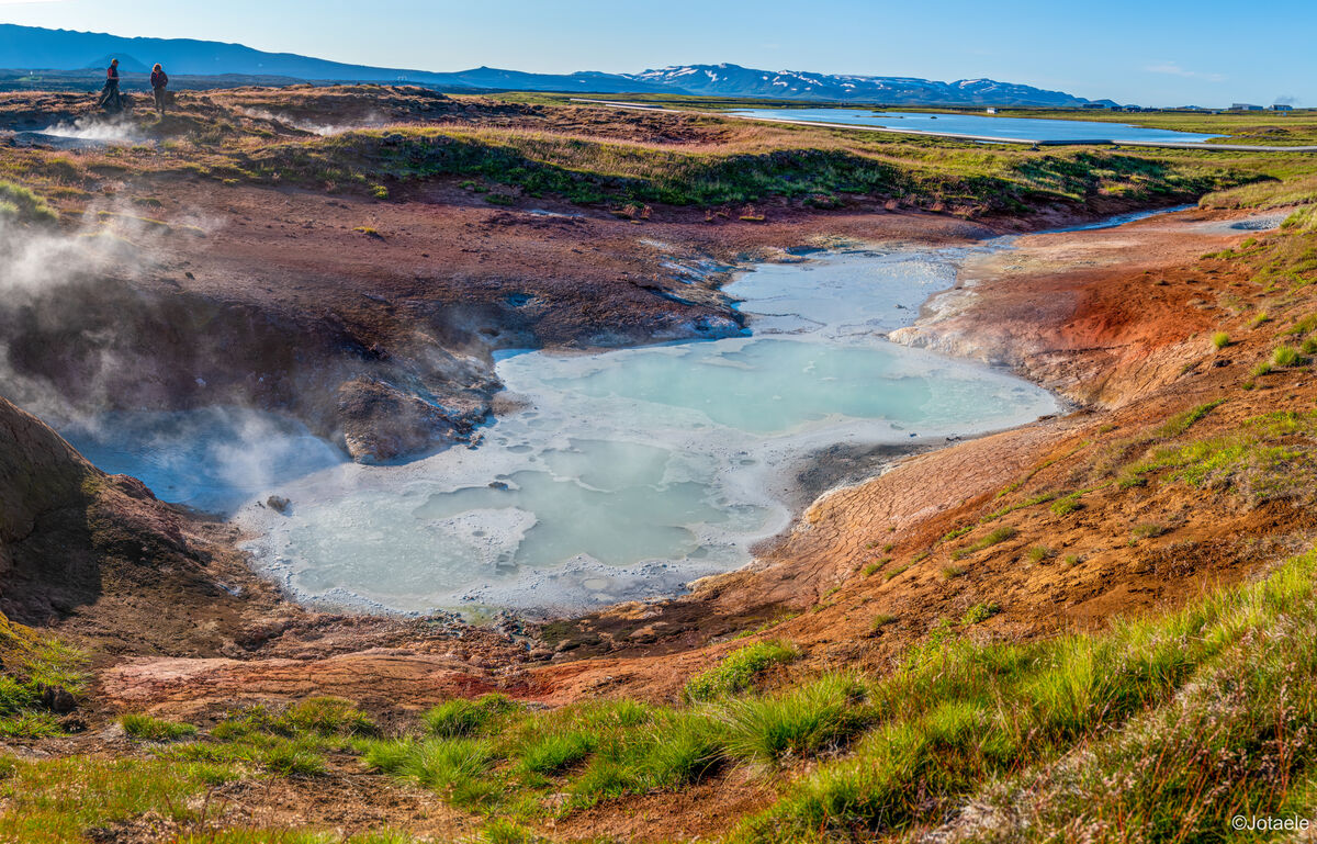 Grass, Gravel, Husavik, Iceland, Lakes, Landscape,...