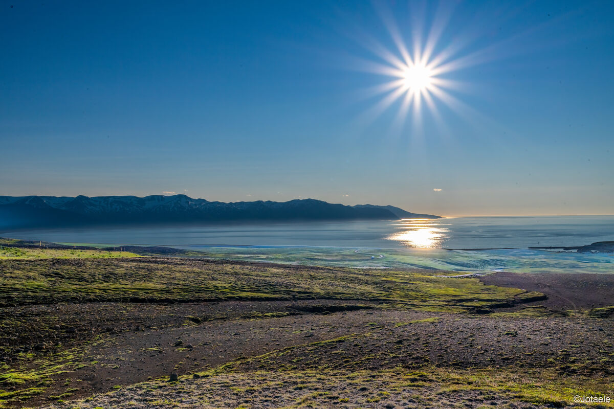 Atlantic Ocean, Husavik, Iceland, Landscape, Mount...