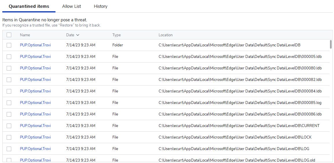 Malware? Malwarebytes flags things like this as potential malware. It